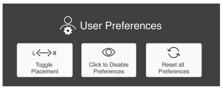 The new User Interface Options control